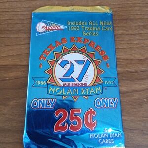 Pacific Texas Express Nolan Ryan Trading Cards - Vibrant Blue